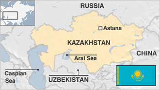 Kazakhstan Map
