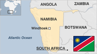 Namibia Map