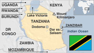 Tanzania Map