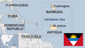 Antigua and Barbuda Map