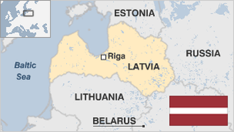 Latvia Map