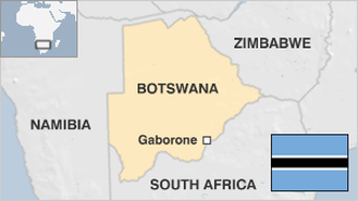 Botswana Map