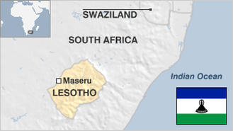 Lesotho Map