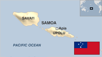 Samoa Map