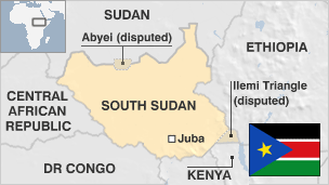 South Sudan Map